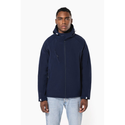 Men's detachable hooded softshell jacket